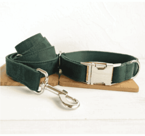 MUTTCO pet collar bow traction set (Option: Set A-M)