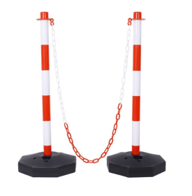 4-piece Set Of Traffic Boundary Pillar Cones (Option: Red and white)